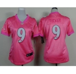 nike women nfl jerseys baltimore ravens #9 tucker pink[nike loves]