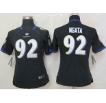 nike women nfl jerseys baltimore ravens #92 ngata black[nike]