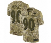 Youth Baltimore Ravens #90 Pernell McPhee Limited Camo 2018 Salute to Service Football Jersey