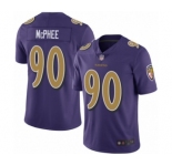 Youth Baltimore Ravens #90 Pernell McPhee Limited Purple Rush Vapor Untouchable Football Jersey