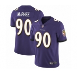 Youth Baltimore Ravens #90 Pernell McPhee Purple Team Color Vapor Untouchable Limited Player Football Jersey