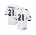 Youth Nike Baltimore Ravens #21 Tony Jefferson White Stitched NFL New Elite Jersey