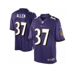 Youth Nike Baltimore Ravens #37 Javorius Allen Limited Purple Team Color NFL Jersey