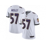 Youth Nike Baltimore Ravens #57 C.J. Mosley Vapor Untouchable Limited White NFL Jersey