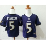nike kids nfl jerseys baltimore ravens #5 flacco purple[nike]