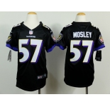 nike youth nfl jerseys baltimore ravens #57 mosley black[nike]