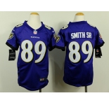 nike youth nfl jerseys baltimore ravens #89 smith sr purple[nike]