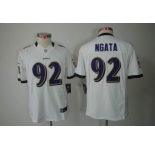 nike youth nfl jerseys baltimore ravens #92 ngata white[nike limited]