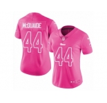 Women Nike Los Angeles Rams #44 Jacob McQuaide Limited Pink Rush Fashion NFL Jersey