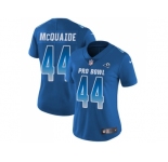 Women Nike Los Angeles Rams #44 Jacob McQuaide Royal Stitched NFL Limited NFC 2018 Pro Bowl Jersey