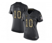 Women's Nike Los Angeles Rams #10 Pharoh Cooper Limited Black 2016 Salute to Service NFL Jersey