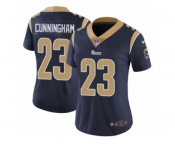 Women's Nike Los Angeles Rams #23 Benny Cunningham Vapor Untouchable Limited Navy Blue Team Color NFL Jersey
