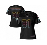 Women's Nike Los Angeles Rams #31 Mo Alexander Game Black Fashion NFL Jersey