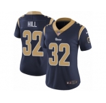 Women's Nike Los Angeles Rams #32 Troy Hill Vapor Untouchable Limited Navy Blue Team Color NFL Jersey