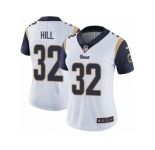 Women's Nike Los Angeles Rams #32 Troy Hill Vapor Untouchable Limited White NFL Jersey