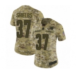 Women's Nike Los Angeles Rams #37 Sam Shields Limited Camo 2018 Salute to Service NFL Jersey