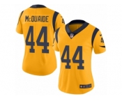 Women's Nike Los Angeles Rams #44 Jacob McQuaide Limited Gold Rush NFL Jersey