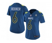 Women's Nike Los Angeles Rams #6 Johnny Hekker Limited Blue 2017 Pro Bowl NFL Jersey
