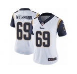 Women's Nike Los Angeles Rams #69 Cody Wichmann Vapor Untouchable Limited White NFL Jersey