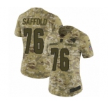 Women's Nike Los Angeles Rams #76 Rodger Saffold Limited Camo 2018 Salute to Service NFL Jersey