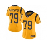 Women's Nike Los Angeles Rams #79 Rob Havenstein Limited Gold Rush NFL Jersey