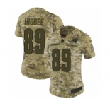 Women's Nike Los Angeles Rams #89 Tyler Higbee Limited Camo 2018 Salute to Service NFL Jersey