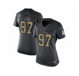Women's Nike Los Angeles Rams #97 Eugene Sims Limited Black 2016 Salute to Service NFL Jersey