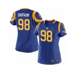 Women's Nike Los Angeles Rams #98 Connor Barwin Limited Royal Blue Alternate NFL Jersey