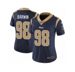 Women's Nike Los Angeles Rams #98 Connor Barwin Vapor Untouchable Limited Navy Blue Team Color NFL Jersey