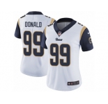 Women's Nike Los Angeles Rams #99 Aaron Donald Vapor Untouchable Limited White NFL Jersey