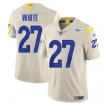 Youth Los Angeles Rams #27 Tre'Davious White Bone Vapor Untouchable Football Stitched Jersey