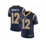 Youth Nike Los Angeles Rams #12 Joe Namath Vapor Untouchable Limited Navy Blue Team Color NFL Jersey