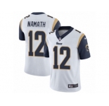 Youth Nike Los Angeles Rams #12 Joe Namath Vapor Untouchable Limited White NFL Jersey