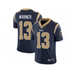 Youth Nike Los Angeles Rams #13 Kurt Warner Vapor Untouchable Limited Navy Blue Team Color NFL Jersey