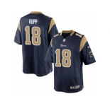 Youth Nike Los Angeles Rams #18 Cooper Kupp Limited Navy Blue Team Color NFL Jersey