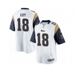 Youth Nike Los Angeles Rams #18 Cooper Kupp Limited White NFL Jersey