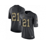 Youth Nike Los Angeles Rams #21 Kayvon Webster Limited Black 2016 Salute to Service NFL Jersey