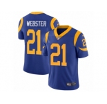 Youth Nike Los Angeles Rams #21 Kayvon Webster Vapor Untouchable Limited Royal Blue Alternate NFL Jersey