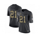 Youth Nike Los Angeles Rams #21 Nolan Cromwell Limited Black 2016 Salute to Service NFL Jersey