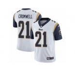 Youth Nike Los Angeles Rams #21 Nolan Cromwell Vapor Untouchable Limited White NFL Jersey