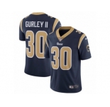 Youth Nike Los Angeles Rams #30 Todd Gurley Vapor Untouchable Limited Navy Blue Team Color NFL Jersey