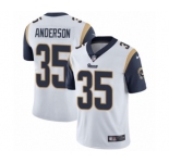 Youth Nike Los Angeles Rams #35 C.J. Anderson White Vapor Untouchable Limited Player NFL Jersey