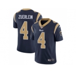 Youth Nike Los Angeles Rams #4 Greg Zuerlein Navy Blue Team Color Stitched NFL Vapor Untouchable Limited Jersey