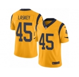 Youth Nike Los Angeles Rams #45 Zach Laskey Limited Gold Rush NFL Jersey