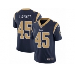 Youth Nike Los Angeles Rams #45 Zach Laskey Vapor Untouchable Limited Navy Blue Team Color NFL Jersey