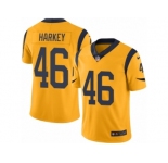 Youth Nike Los Angeles Rams #46 Cory Harkey Limited Gold Rush NFL Jersey