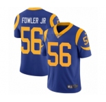 Youth Nike Los Angeles Rams #56 Dante Fowler Jr Royal Blue Alternate Vapor Untouchable Limited Player NFL Jersey