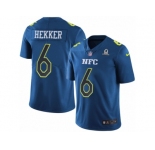 Youth Nike Los Angeles Rams #6 Johnny Hekker Limited Blue 2017 Pro Bowl NFL Jersey