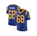 Youth Nike Los Angeles Rams #68 Jamon Brown Vapor Untouchable Limited Royal Blue Alternate NFL Jersey