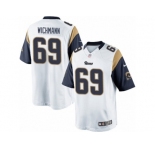 Youth Nike Los Angeles Rams #69 Cody Wichmann Limited White NFL Jersey